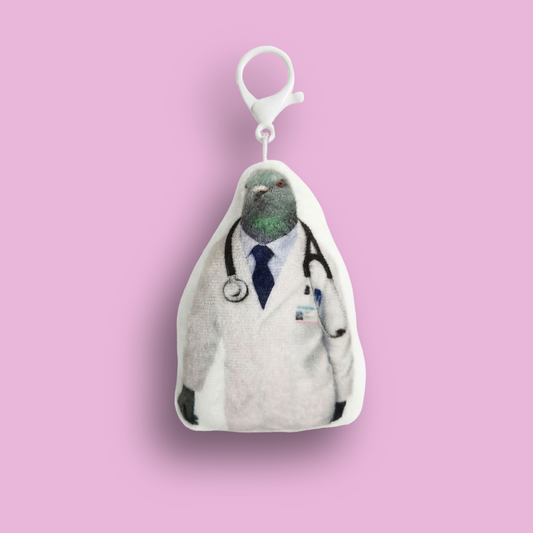 Keychain with speaker Doctor Pigeon