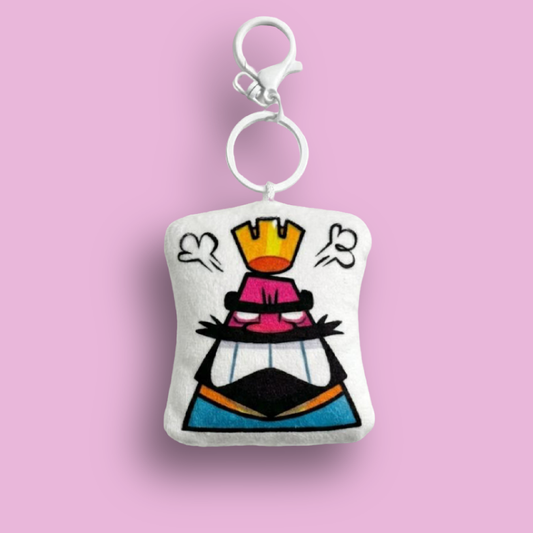 Keychain with speaker Clash Royale Angry King