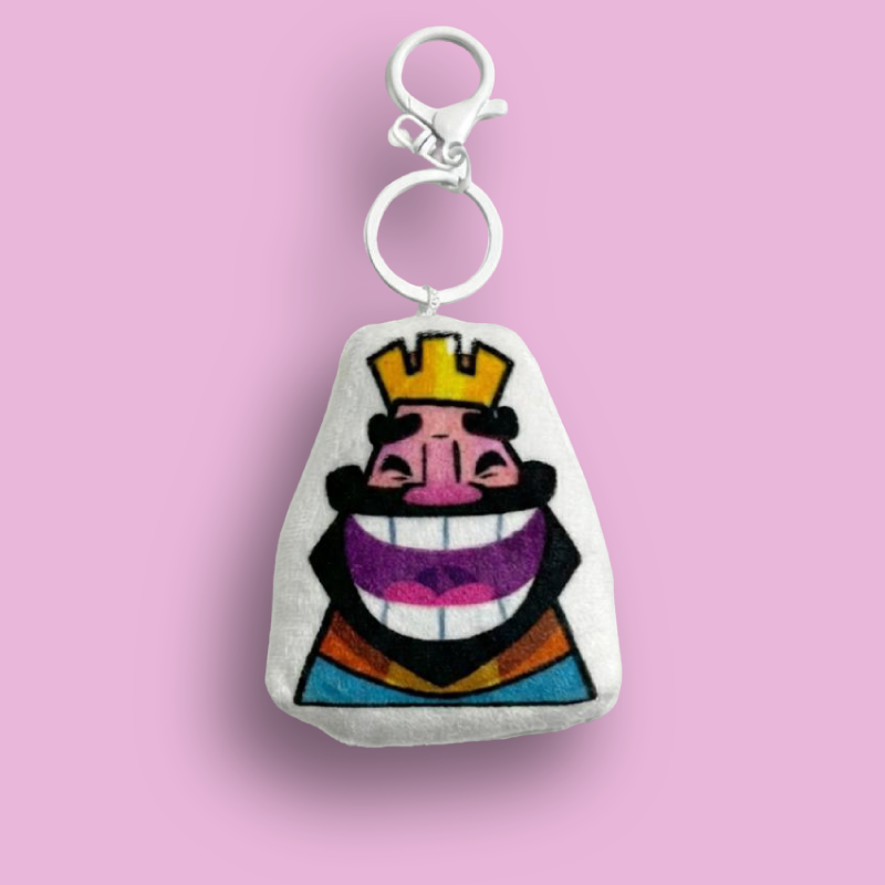 Keychain with speaker Clash Royale Hihihiha King
