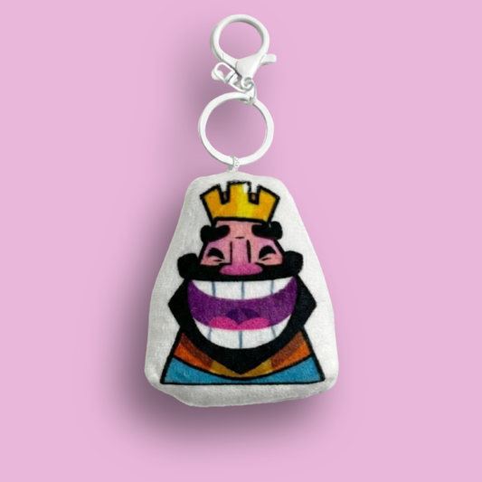 Keychain with speaker Clash Royale Hihihiha King