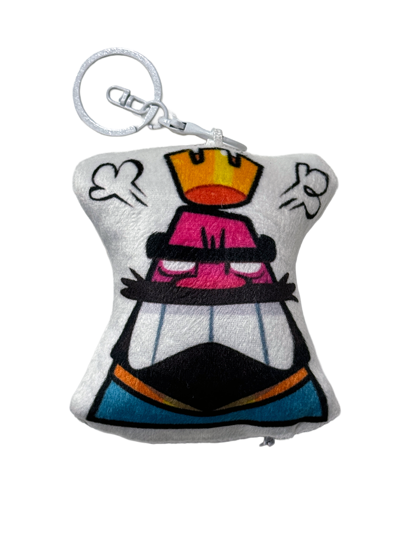 Keychain with speaker Clash Royale Angry King