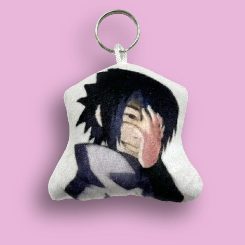 Keychain with speaker Sasuke Uchiha