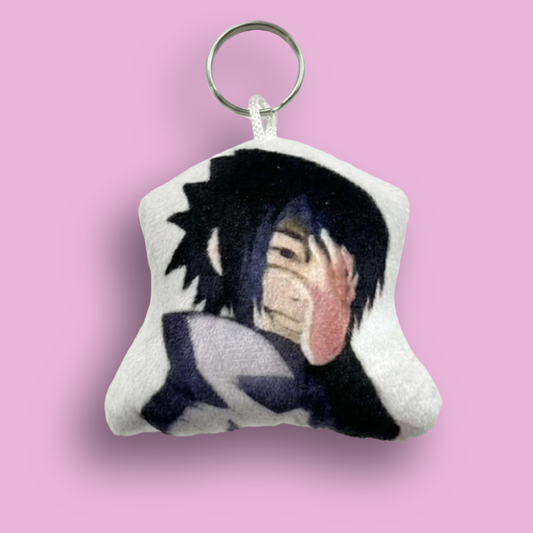 Keychain with speaker Sasuke Uchiha