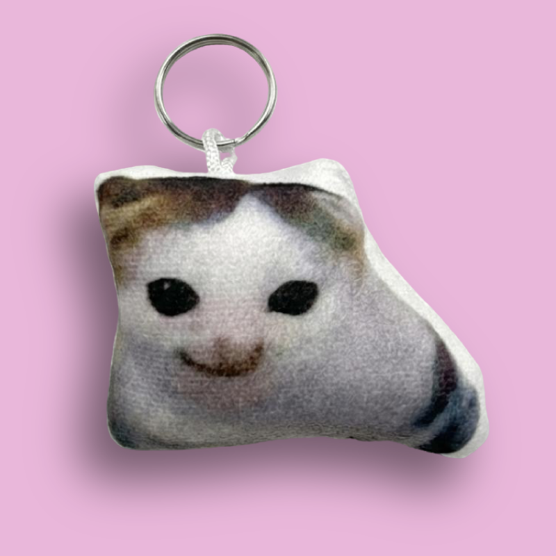 Keychain with speaker Adolf Cat
