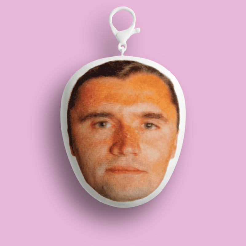 Keychain with speaker Charlie Kirk