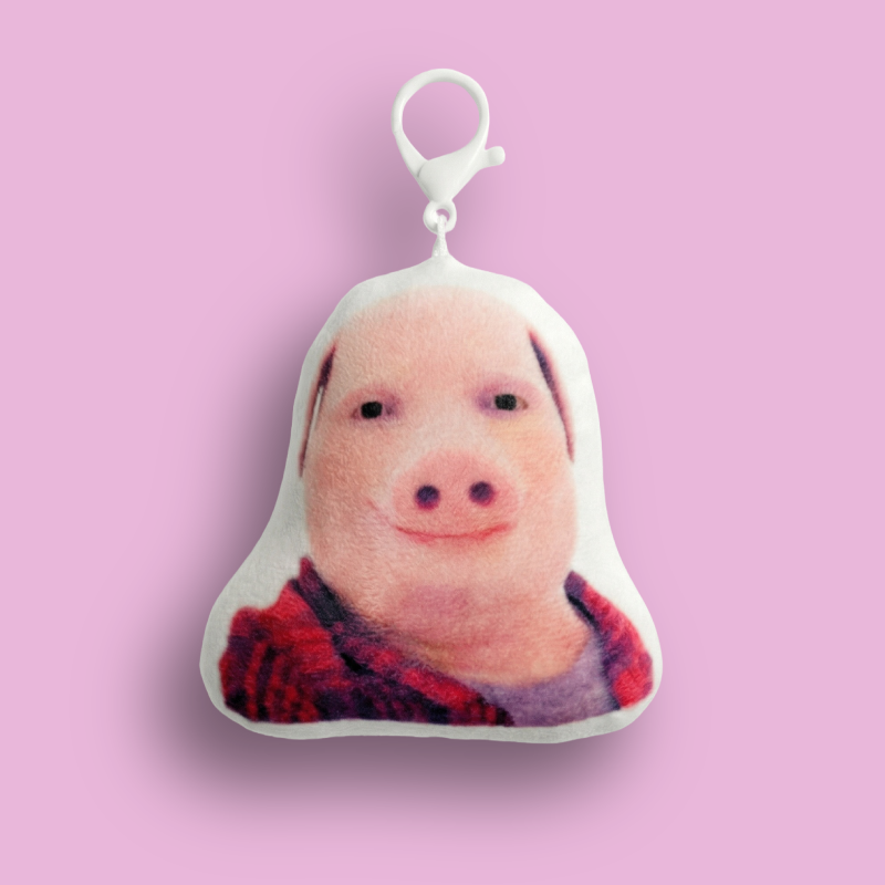 Keychain with speaker John Pork
