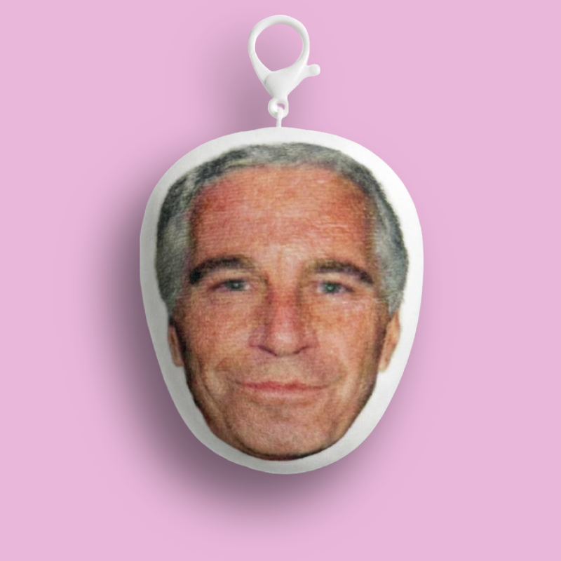 Keychain with speaker Jeffrey Epstein