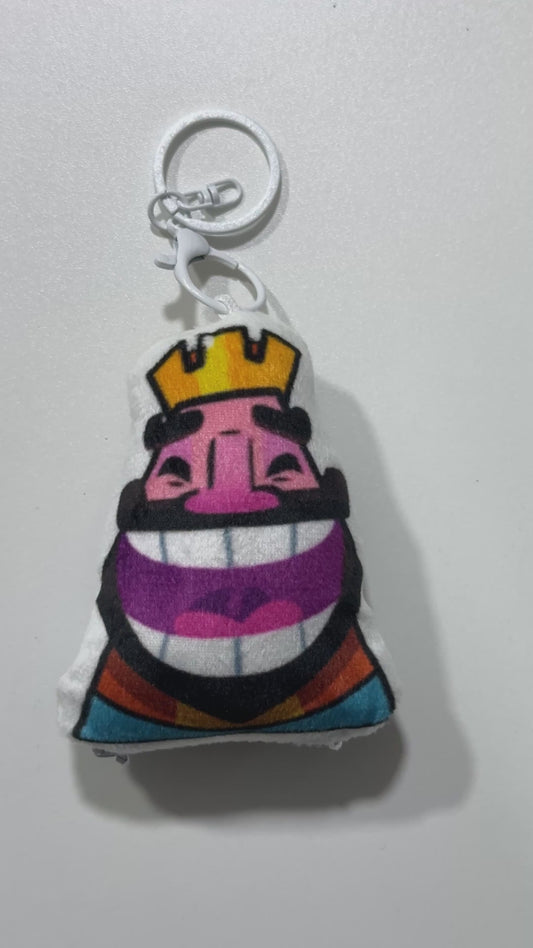 Keychain with speaker Clash Royale Hihihiha King