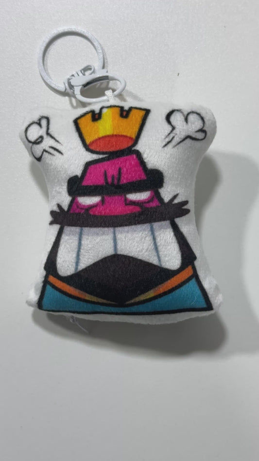 Keychain with speaker Clash Royale Angry King