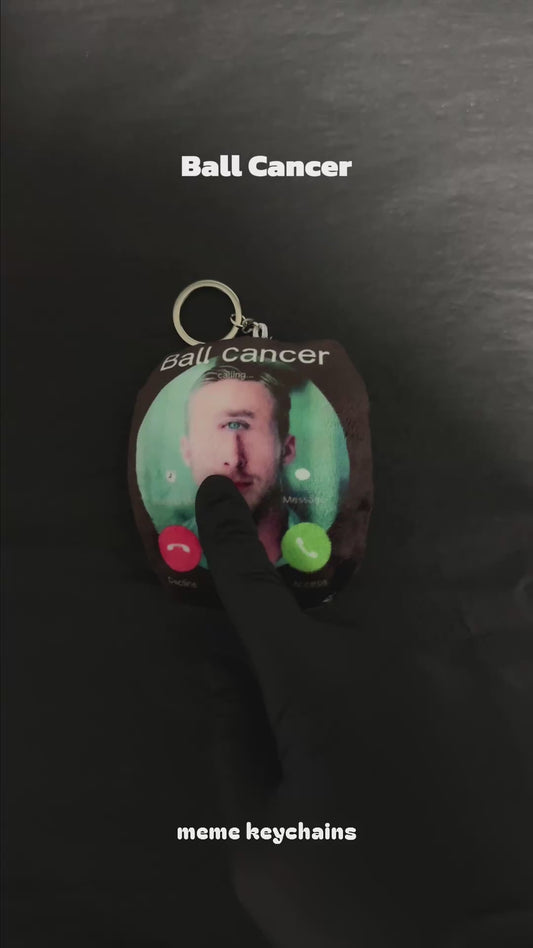 Keychain with speaker Ball Cancer