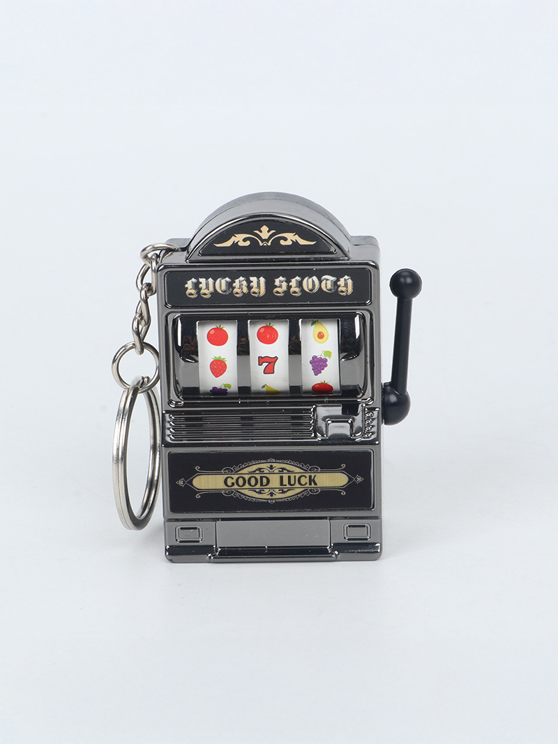 Mini Slot Machine Keychains Set